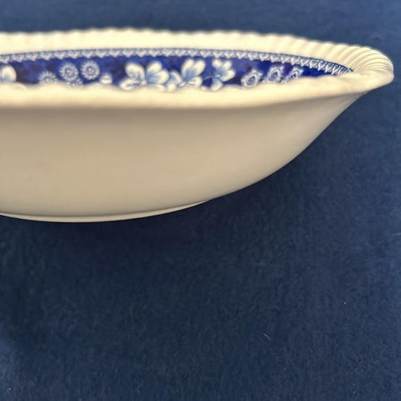 Antique 1920s Copeland Spodes Tower Blue Willow small soup bowl. - Picture 3 of 7